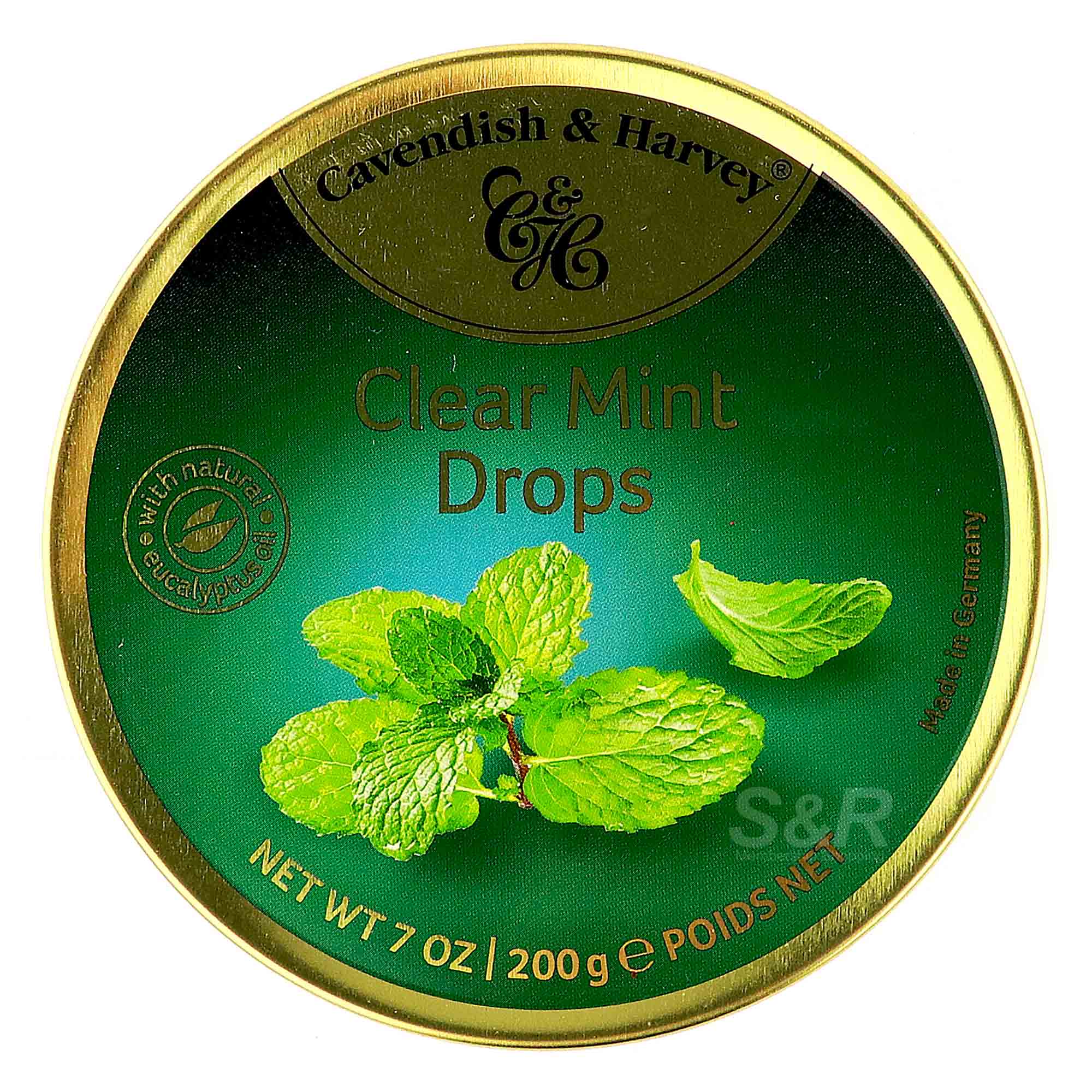 Cavendish & Harvey Clear Mint Drops 200g